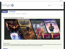 Tablet Screenshot of forum.kalypsomedia.de